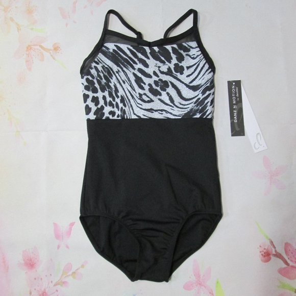 Leotard New Size 6-7 8-10 MC 12-14 LC Danznmotion Jazz Ballet Dance Gymnastics - Picture 1 of 6